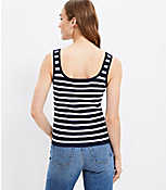 Stripe Ribbed Sweater Tank Top carousel Product Image 3
