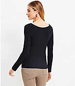 Ribbed Boatneck Top carousel Product Image 3