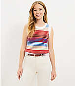 Striped Sweater Shell carousel Product Image 1