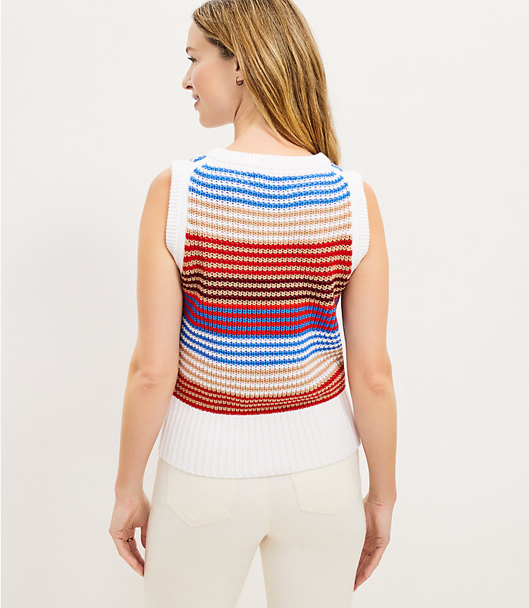 Striped Sweater Shell image number 2