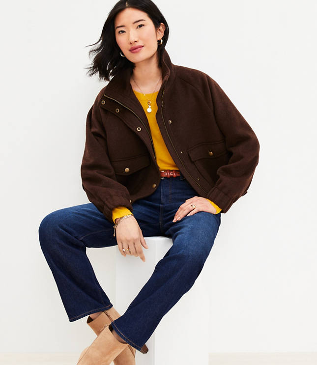 Petite Tie Waist Utility Jacket