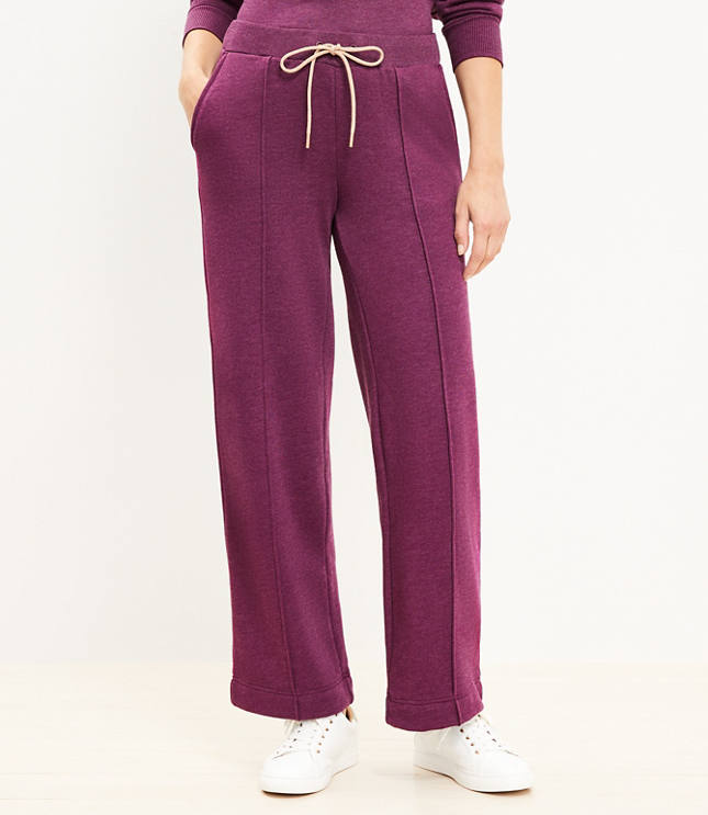 Fleece Wide-Leg Pants