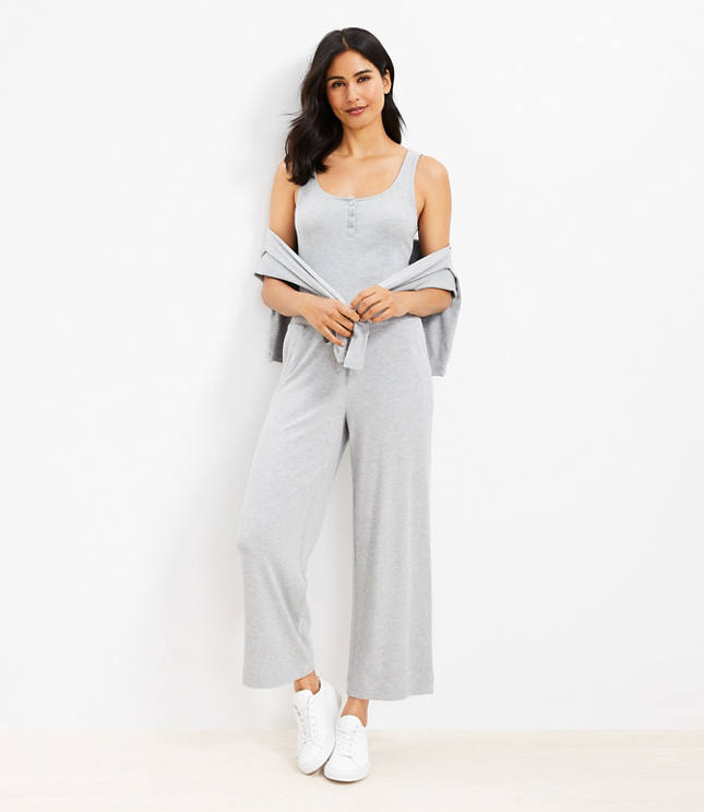 Ribbed Wide Leg Pants