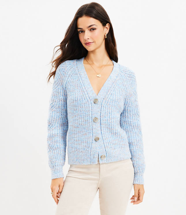 Spacedye V-Neck Cardigan