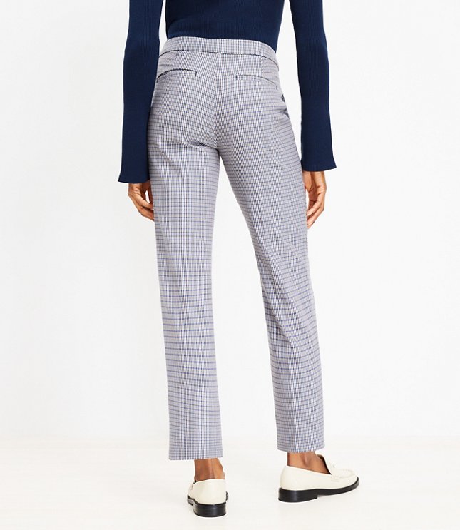 Button Pocket Riviera Slim Pants in Houndstooth