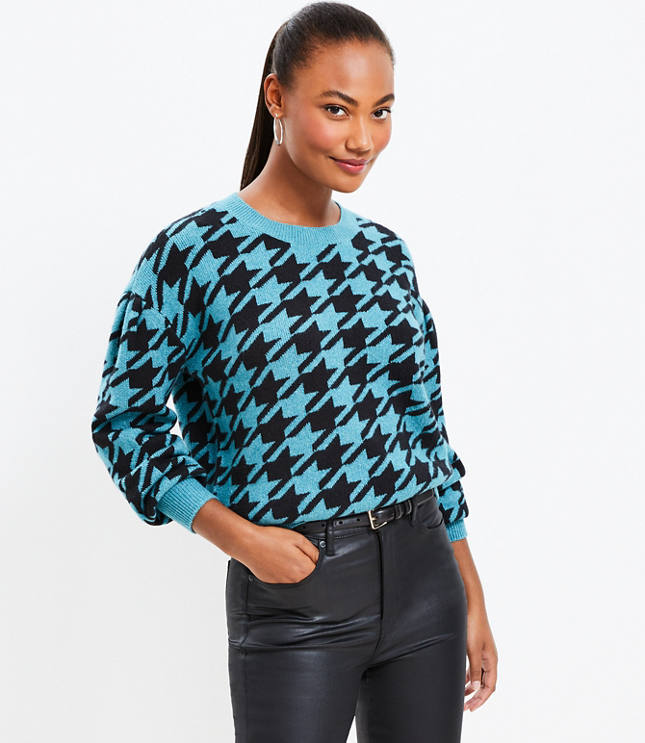 Loft Houndstooth Sweater