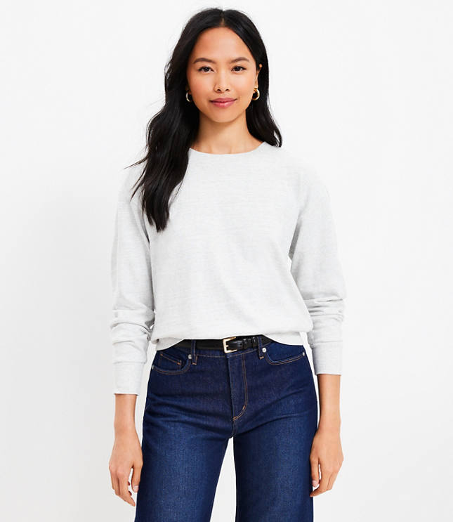 Loft Lou & Grey Ski Lodge Cozy Cotton Terry Sweatshirt