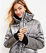 Lou & Grey Metallic Active Puffer Jacket carousel Product Image 2