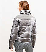 Lou & Grey Metallic Active Puffer Jacket carousel Product Image 3