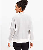 Lou & Grey Ridged Half Zip Sweatshirt carousel Product Image 3