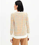Petite Striped Puff Sleeve Sweater carousel Product Image 3