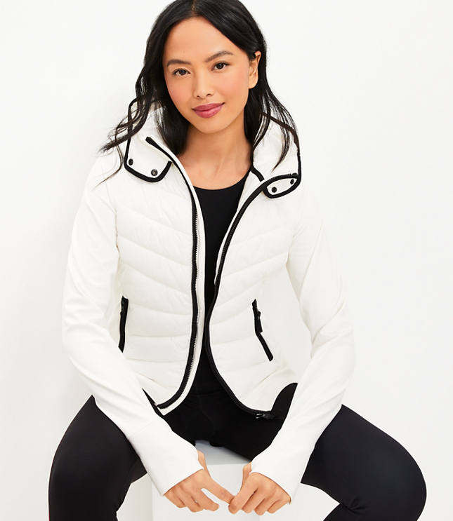 Lou & Grey Hooded Puffer Jacket