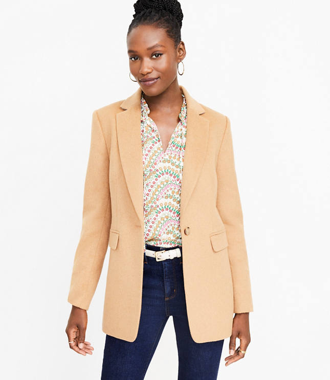 Women's long cheap fitted blazers