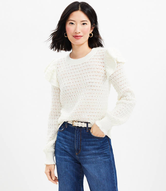 Textured Stitch Henley Sweater