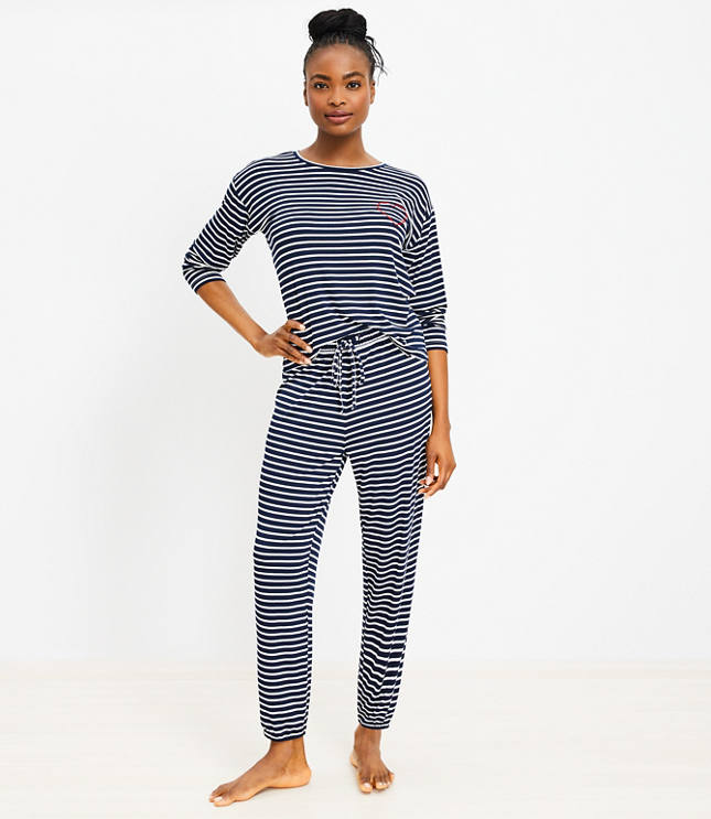 Striped Pajama Set