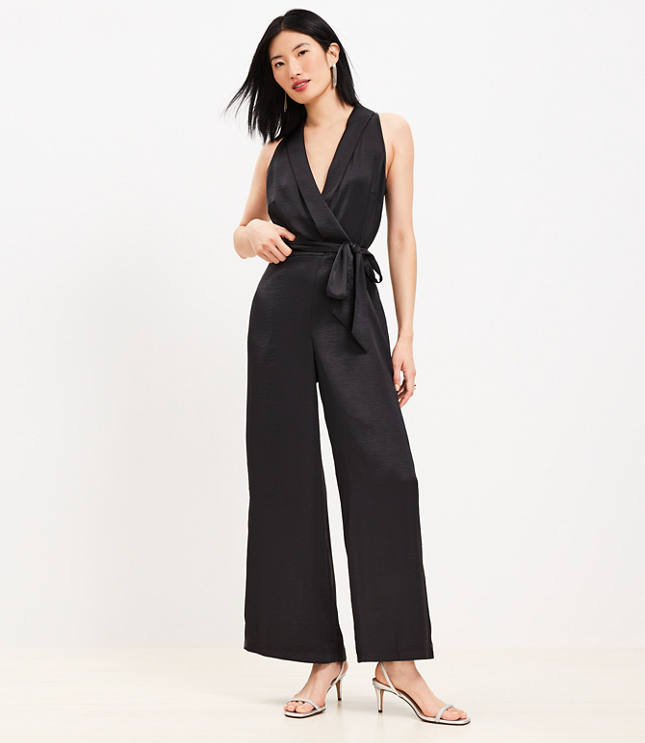 Satin Halter Jumpsuit