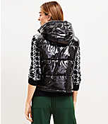 Lou & Grey Hooded Active Puffer Vest carousel Product Image 3