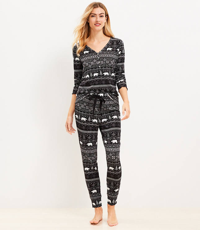 Fair Isle Pajama Set