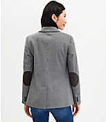 Petite Puppytooth Knit Elbow Patch Modern Blazer carousel Product Image 3