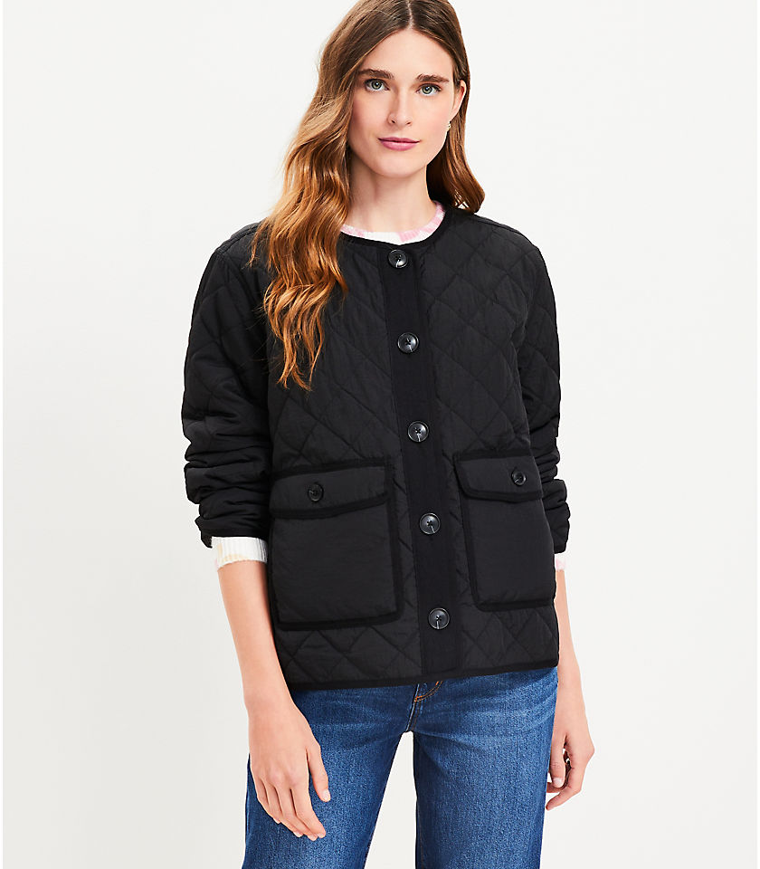 Petite Quilted Field Jacket