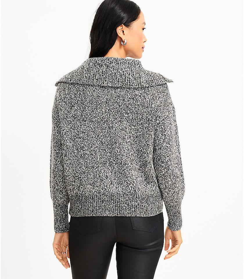 Petite Half Zip Sweater