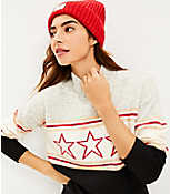 Lou & Grey Star Stripe Mock Neck Sweater carousel Product Image 2