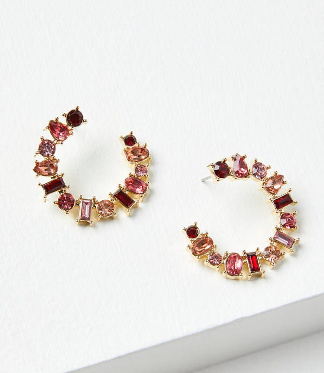 Wreath Hoop Earrings