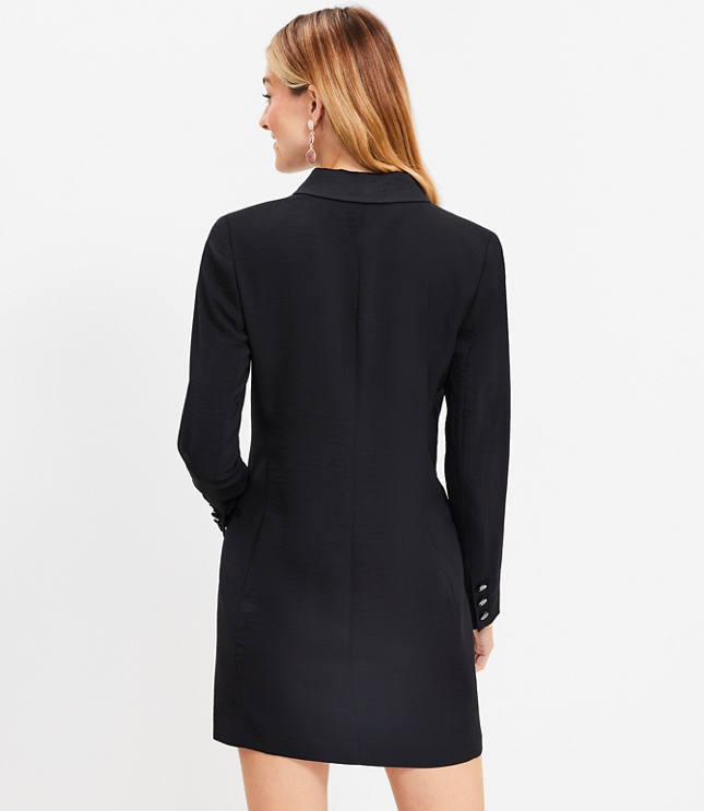 Black petite blazer clearance dress