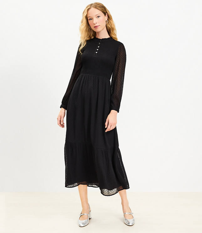 NECHOLOGY Women Midi Dress Off Dress Sleeve Solid Long