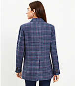 Petite Houndstooth Structured Double Breasted Blazer carousel Product Image 3