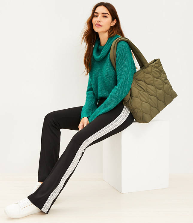 Lou & Grey Fair Isle Luvstretch Pocket Flare Pants