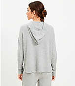 Lou & Grey Split Neck Hoodie Sweater carousel Product Image 3