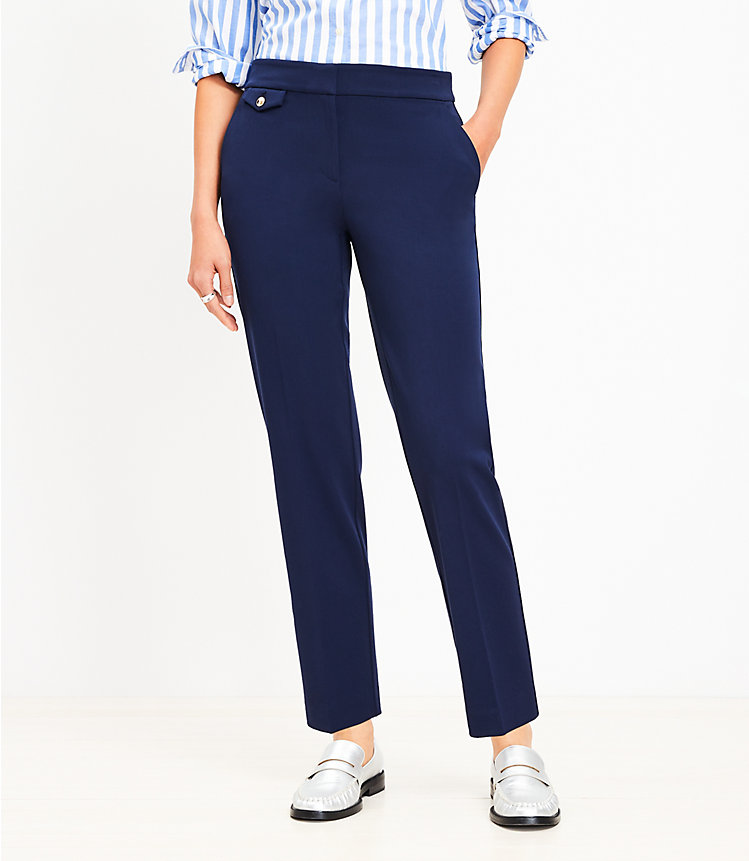Tall Button Pocket Riviera Slim Pants in Bi-Stretch image number 0