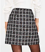 Petite Shimmer Tweed Shift Skirt carousel Product Image 3
