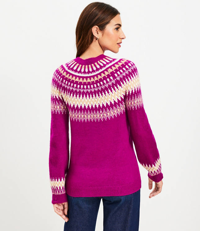 Fair Isle Yoke Sweater