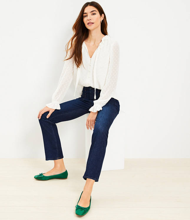 Kick Crop Jeans for Women Loft