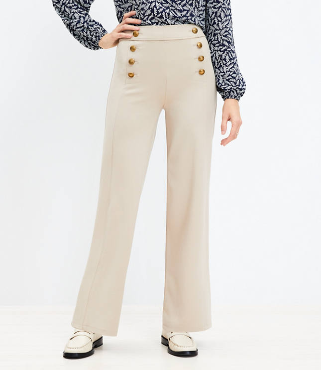 Wide Leg Petite Pants for Women - Up to 83% off