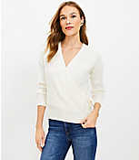 Ribbed Wrap Sweater carousel Product Image 1
