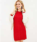 Cable Sweater Dress carousel Product Image 2