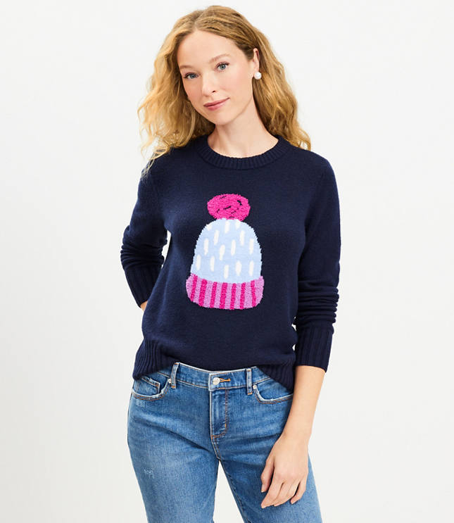 Loft blue outlet sweater