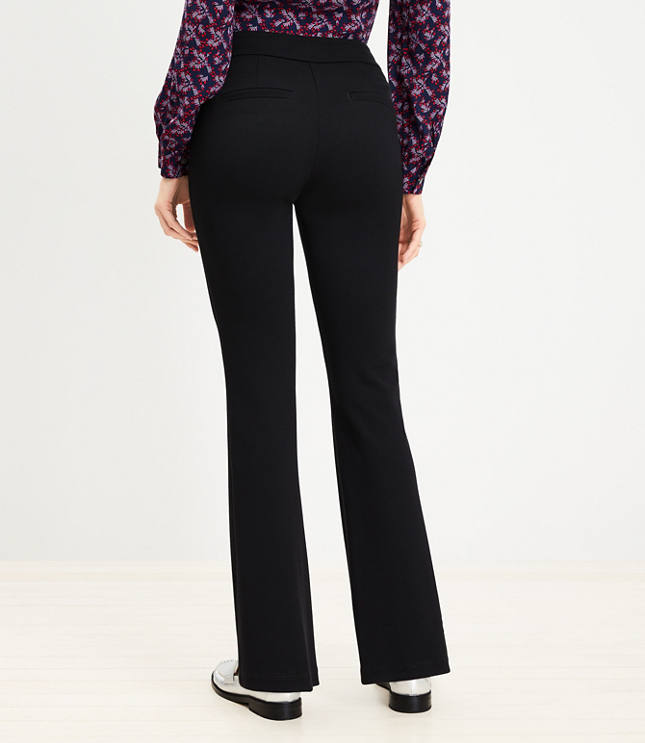 Velvet Pull On Slim Pants - Bold Bordeaux