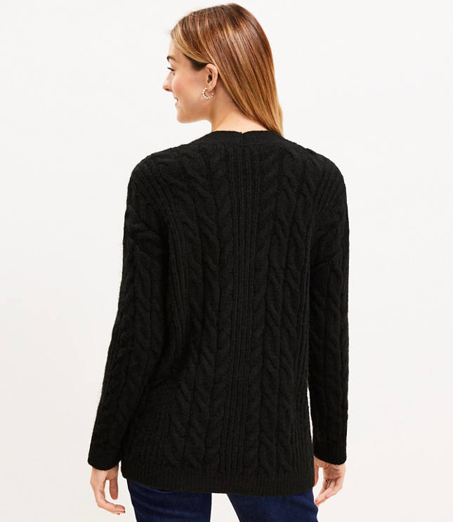 Cable Boyfriend Cardigan