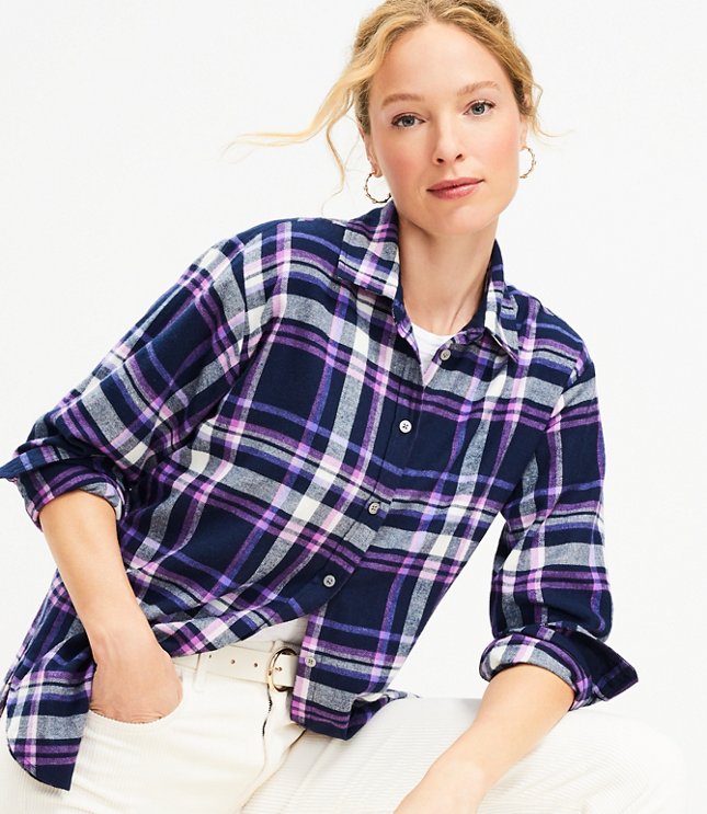 Flannel Everyday Tunic Shirt