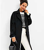 Petite Modern Tie Waist Trench Coat carousel Product Image 2