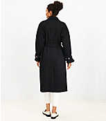 Petite Modern Tie Waist Trench Coat carousel Product Image 3