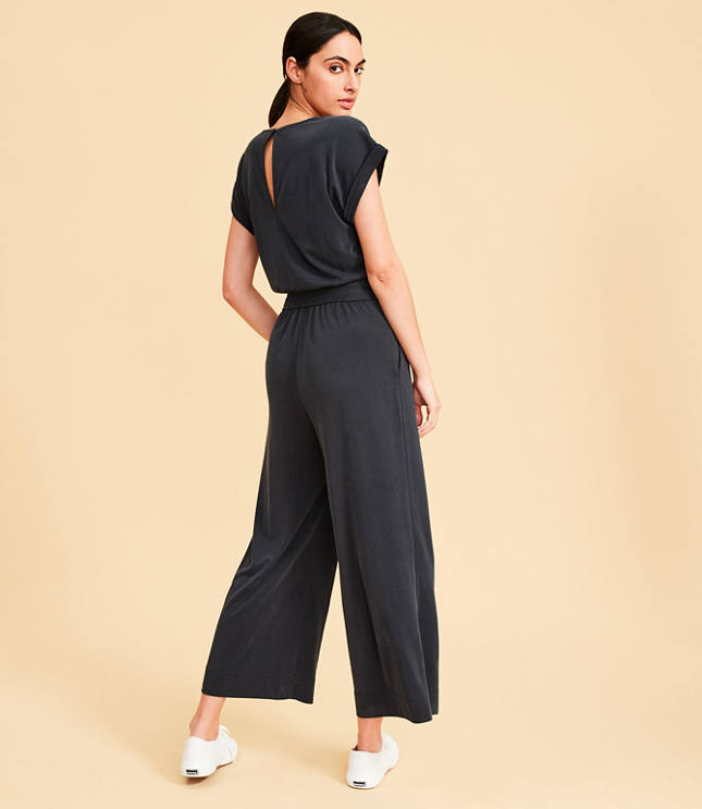 Lou & Grey Sandwashed Wide Leg Jumpsuit