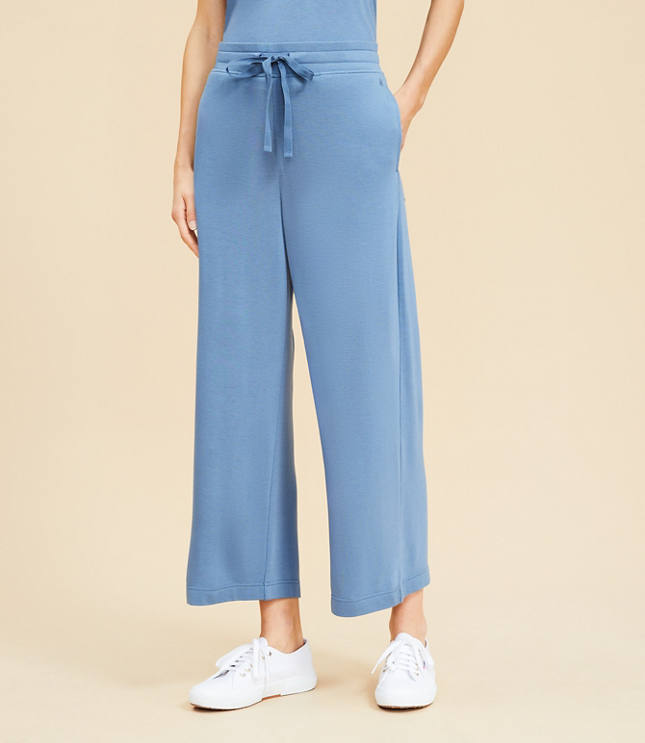 Wide Leg Cropped Dress Pants