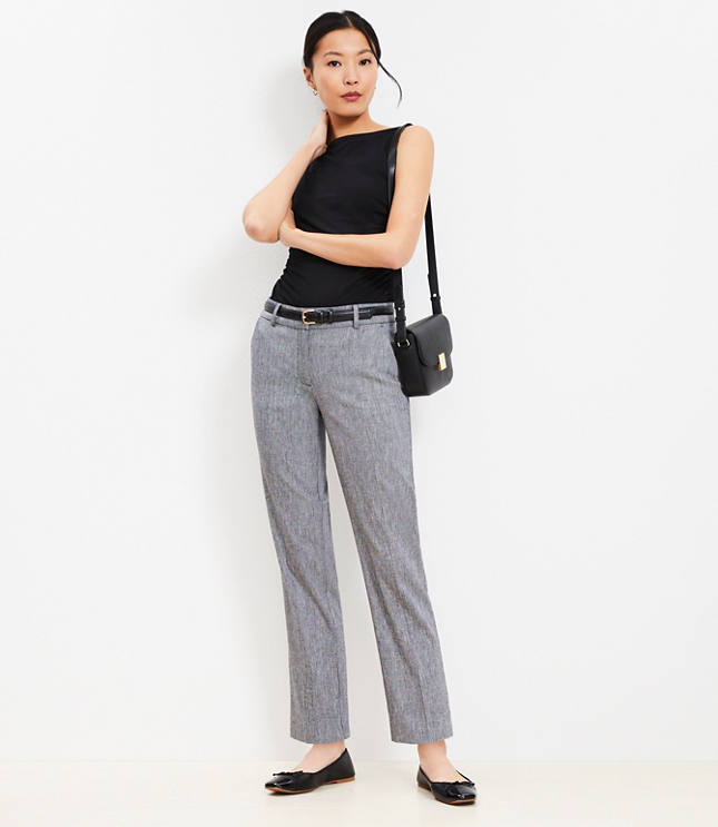 Riviera Slim Pants in Linen Blend