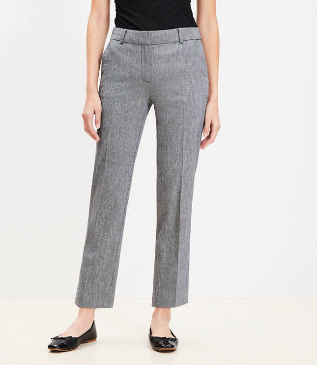 Riviera Slim Pants in Linen Blend