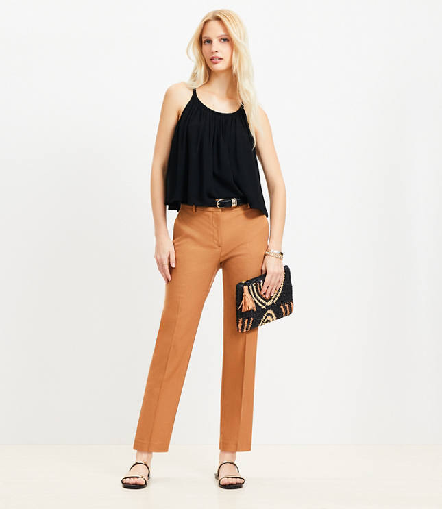Riviera Slim Pants in Linen Blend